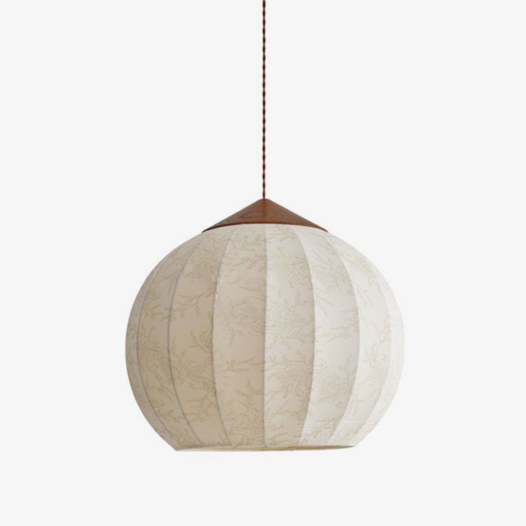 Calyx Printed Fabric Pendant Lamp — product view 1