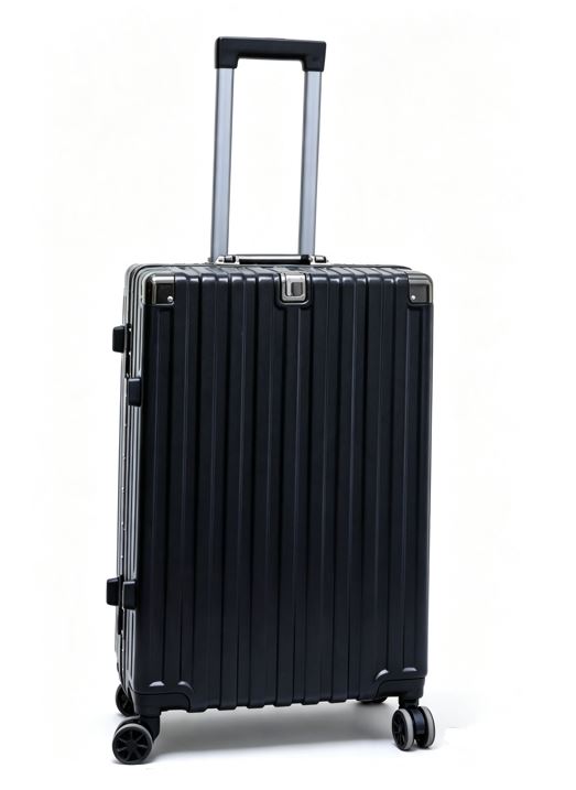 Hard-shell travel suitcase with spacious interior and high-quality rolling system LoungeYard — product view 5