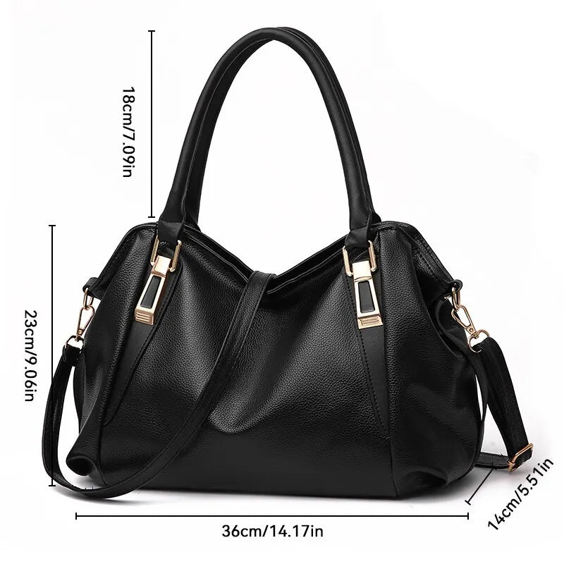 LoungeYard | ELS – Elegant Faux Leather Shoulder Bag for Women in Multiple Colours — product view 6