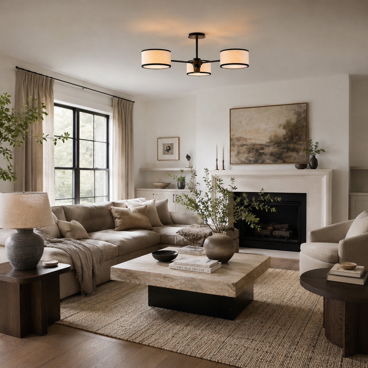 Cavendish Semi Ceiling Mount — product view 3