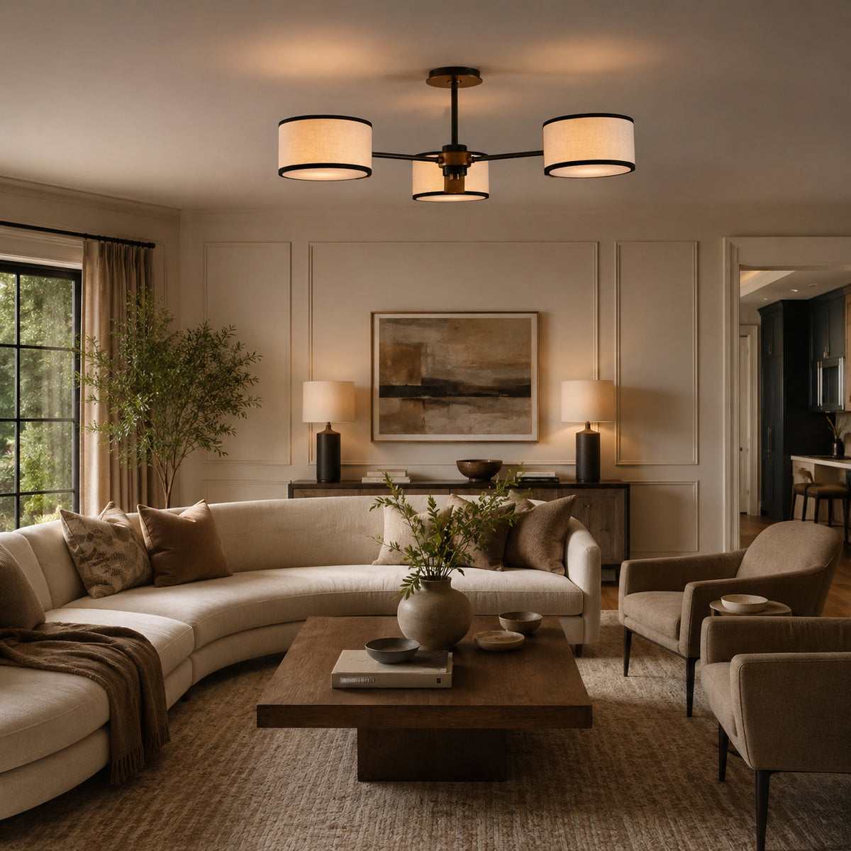 Cavendish Semi Ceiling Mount — product view 5