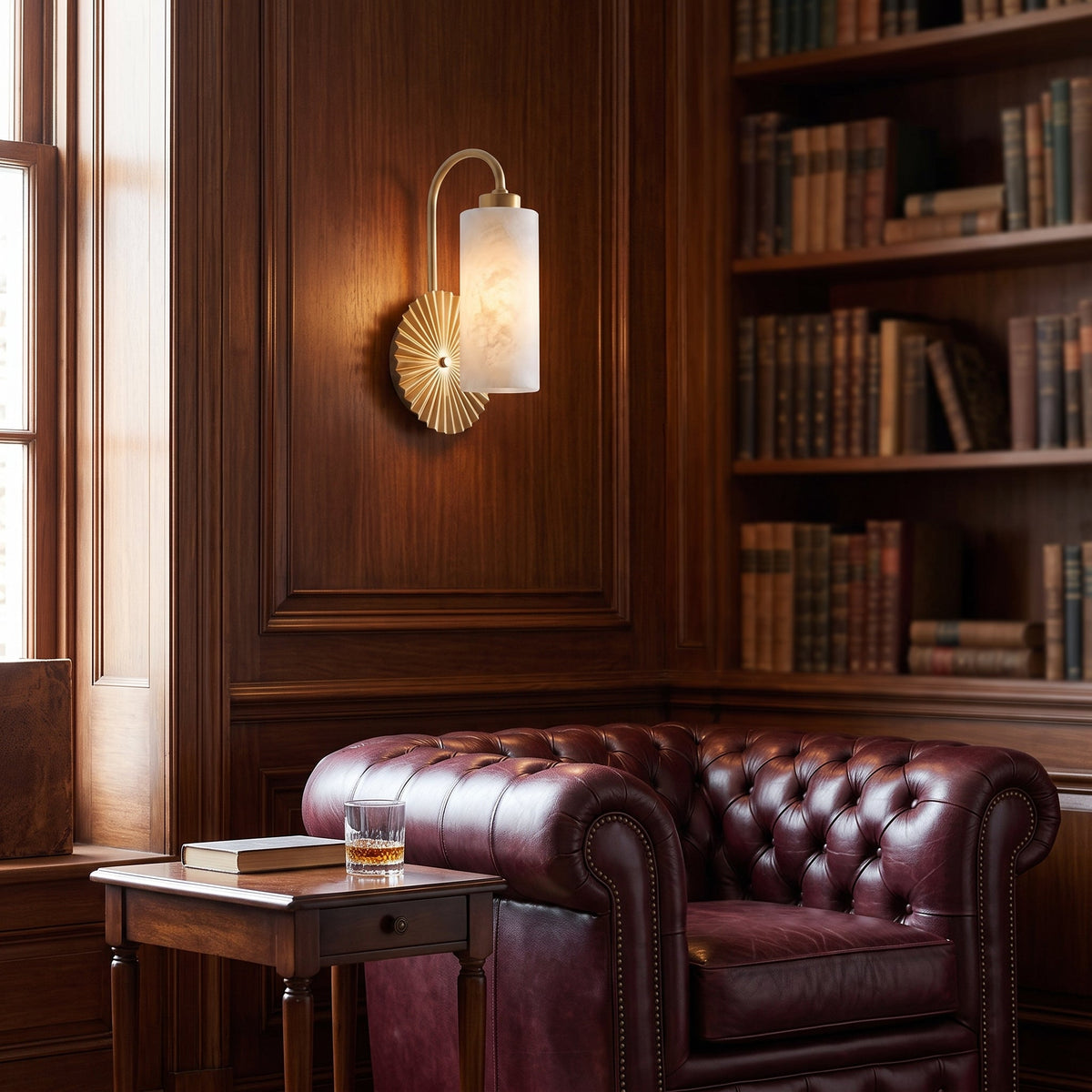 Cecily Alabaster Wall Sconce — product view 7