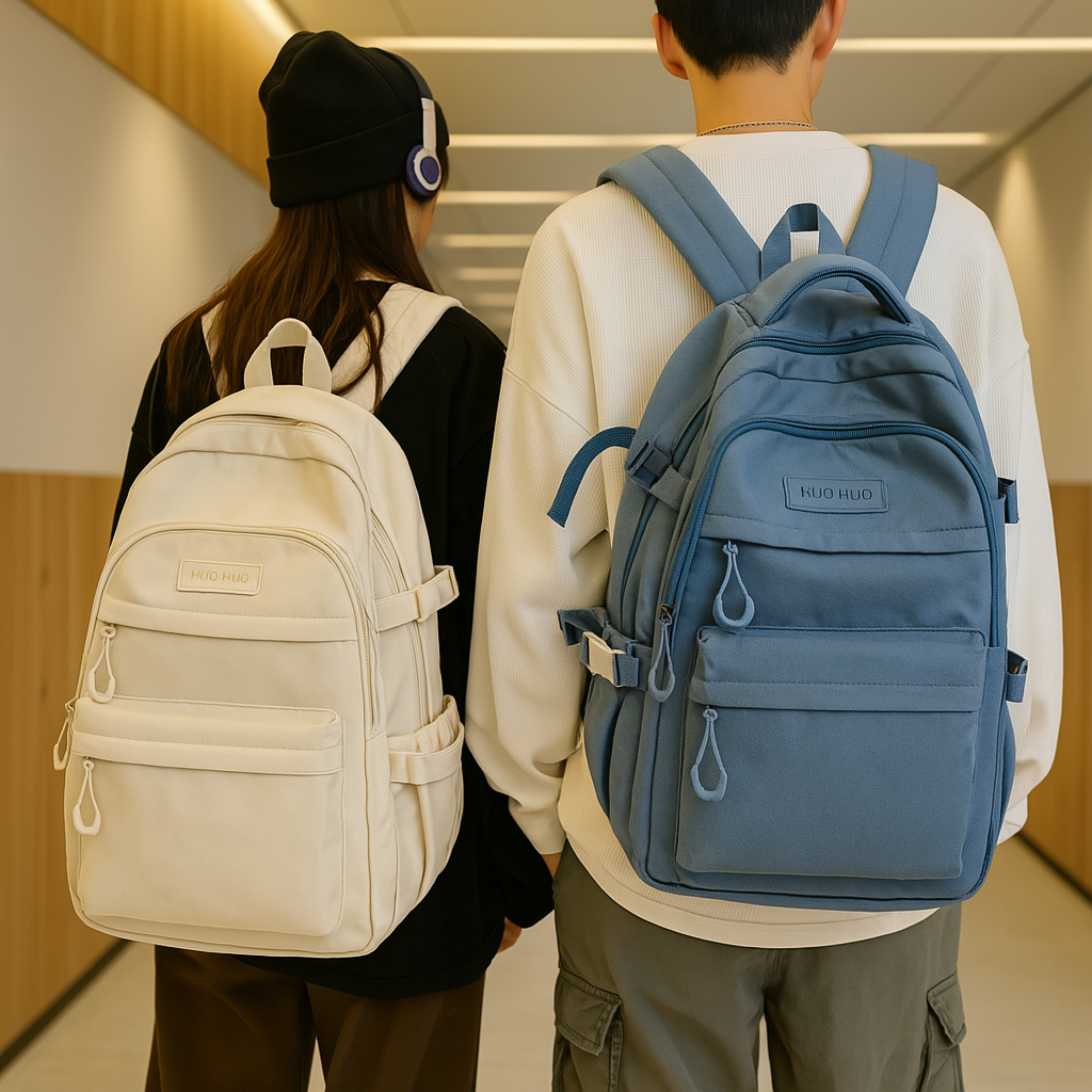 LoungeYard | School Backpack – Large Capacity, Durable & Spacious — product view 3