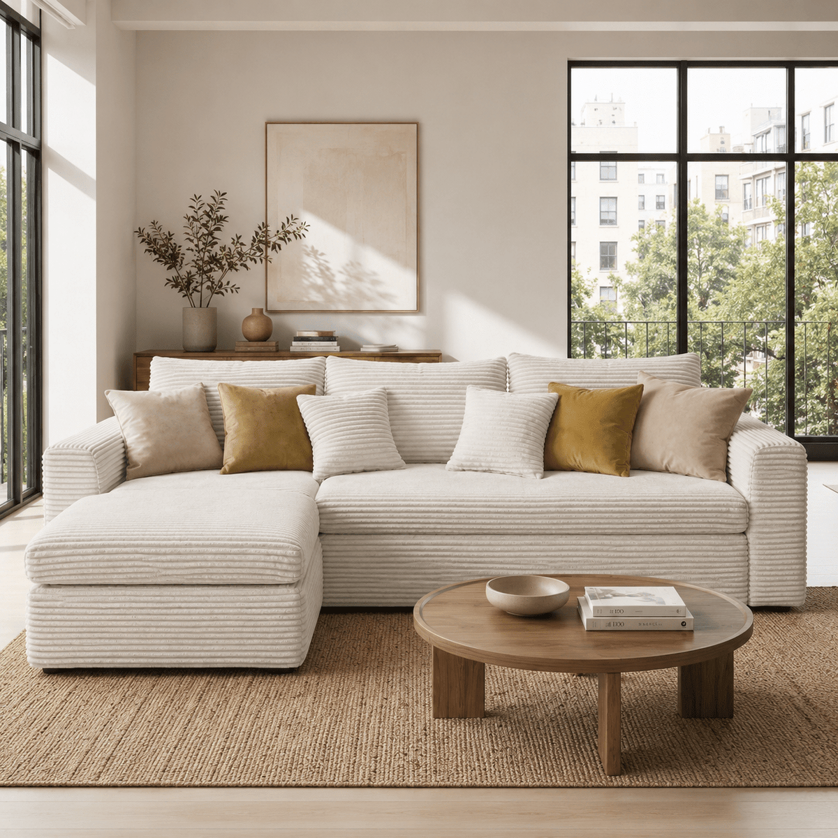 Flex Sofa | 108" Boneless L-Shape Sectional — product view 3