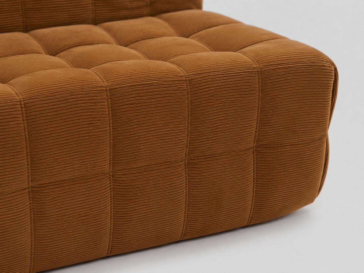 Plush Tufted Lounge Loveseat — product view 7