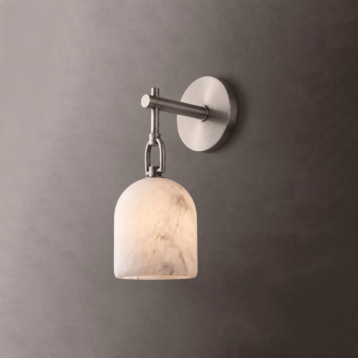 Cloche Alabaster Wall Sconce — product view 5