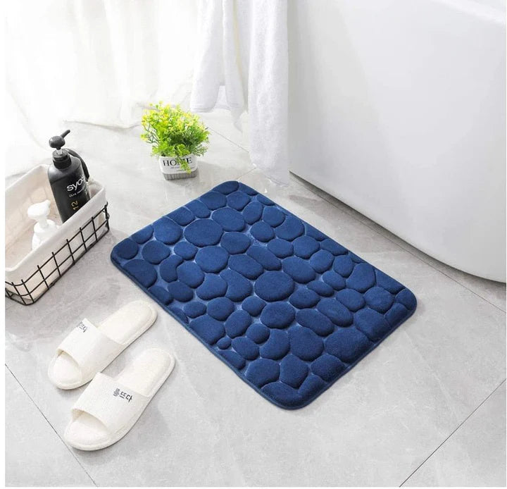 LoungeYard | CobbleMat | Anti-slip PVC Bath Mat with Pebble Stone Design — product view 1