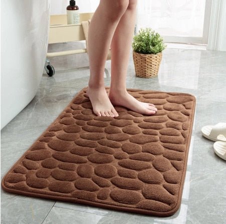 LoungeYard | CobbleMat | Anti-slip PVC Bath Mat with Pebble Stone Design — product view 5
