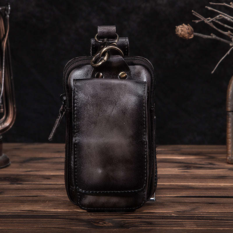LoungeYard | Elegant Leather Hip Pouch for Men — product view 1