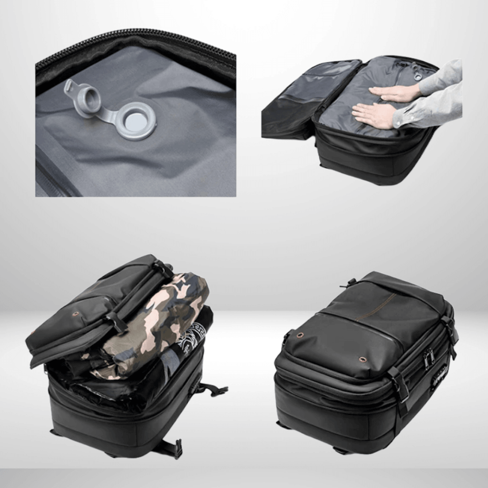 LoungeYard | CompriBag – Space-Saving Vacuum Travel Backpack with Expandable Capacity (25L–60L) — product view 3