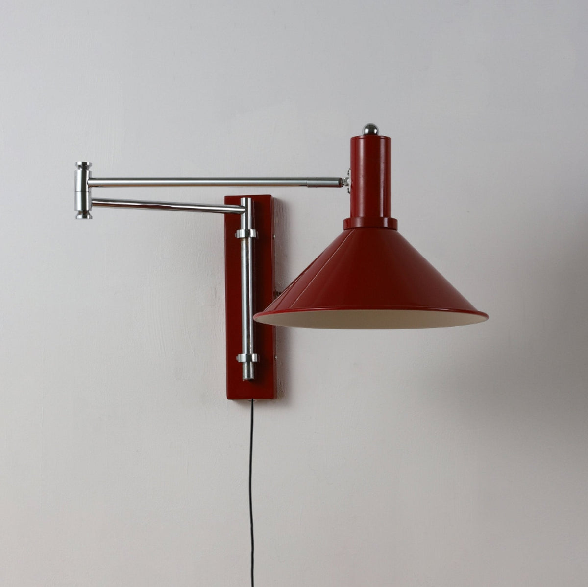 Cone Swing Arm Plug-in Wall Sconce — product view 7