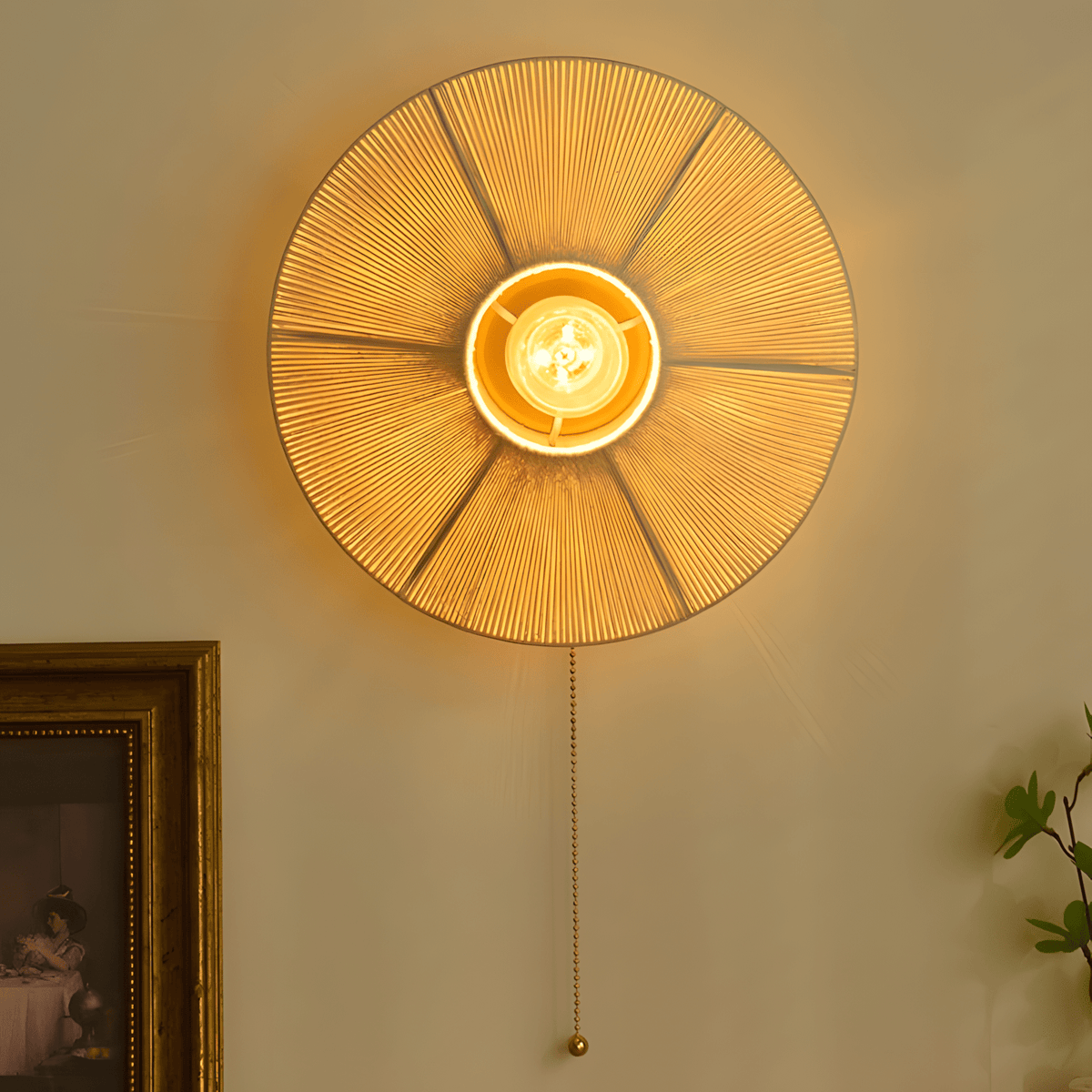 Cotton Thread Wall Lamp — product view 5