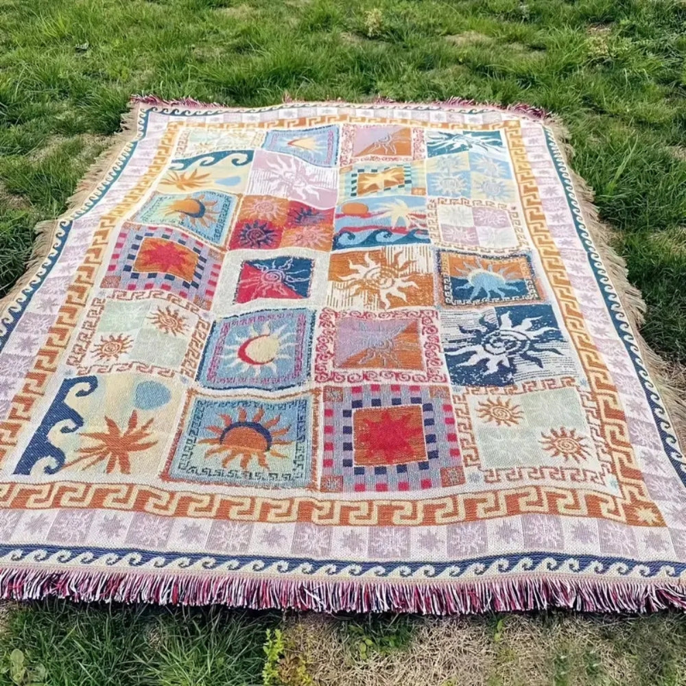 LoungeYard | Sun & Soul Outdoor Picnic Blanket — product view 2