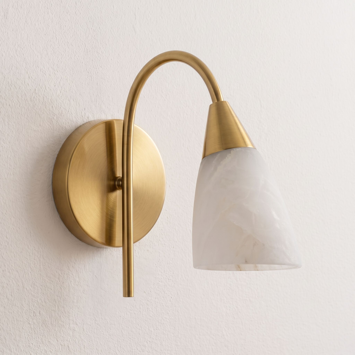 Arch Alabaster Wall Sconce — product view 6