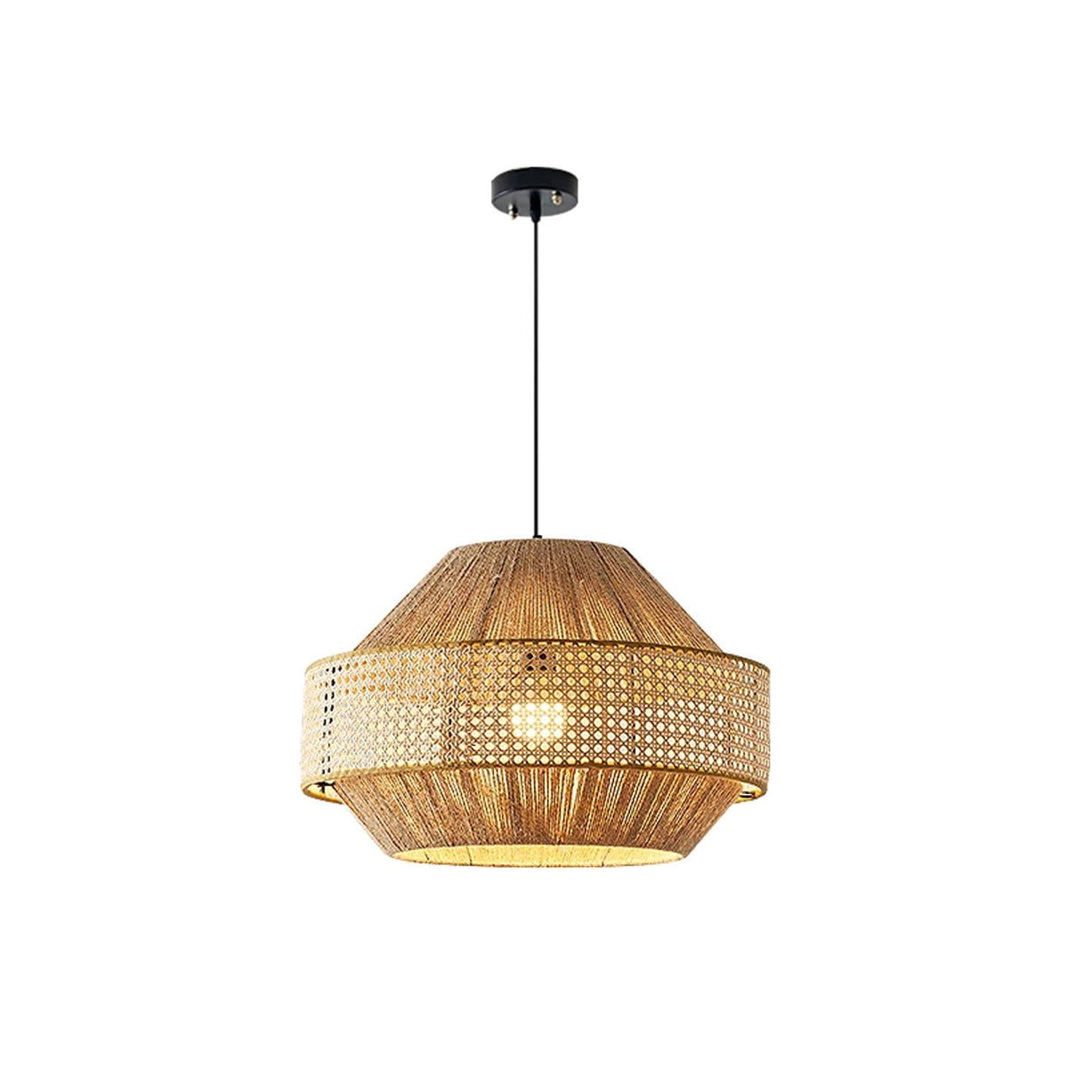 Cupola Woven Rattan Pendant Lamp — product view 7