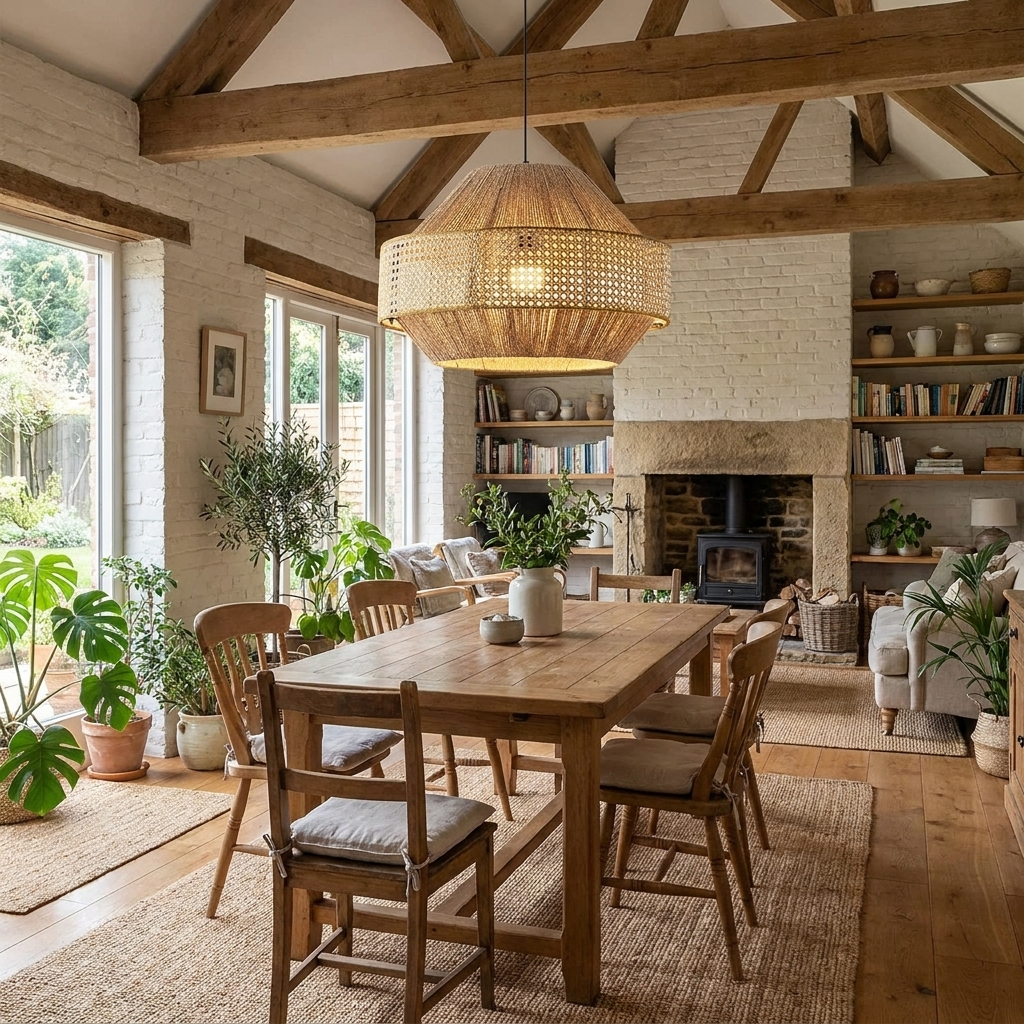 Cupola Woven Rattan Pendant Lamp — product view 4