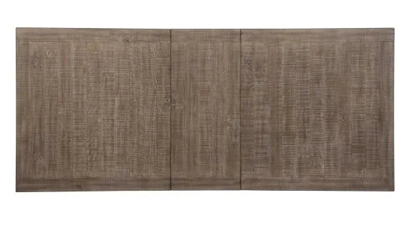 Best Quality Mathias Walnut Finish Wood Traditional Dining Table Set with Leaf – D760D7-7PC — product view 3