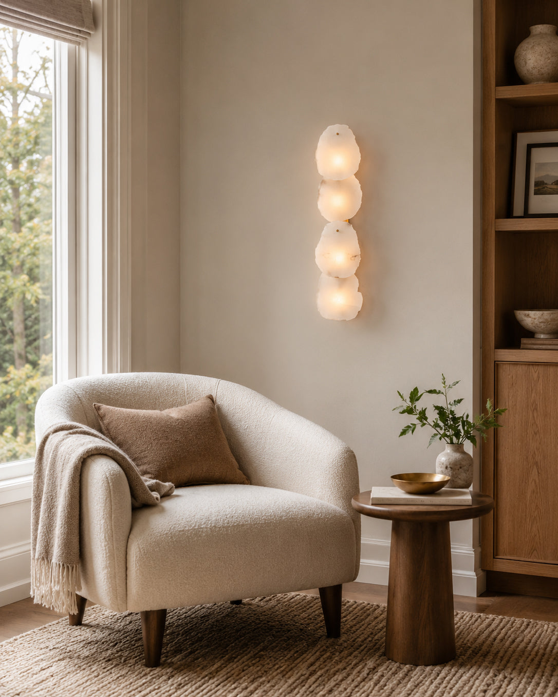 Kavala Alabaster Wall Sconce — product view 4