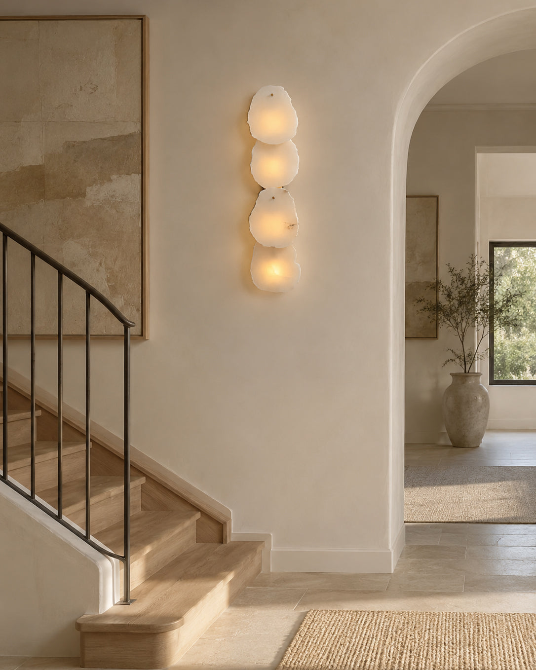 Kavala Alabaster Wall Sconce — product view 5