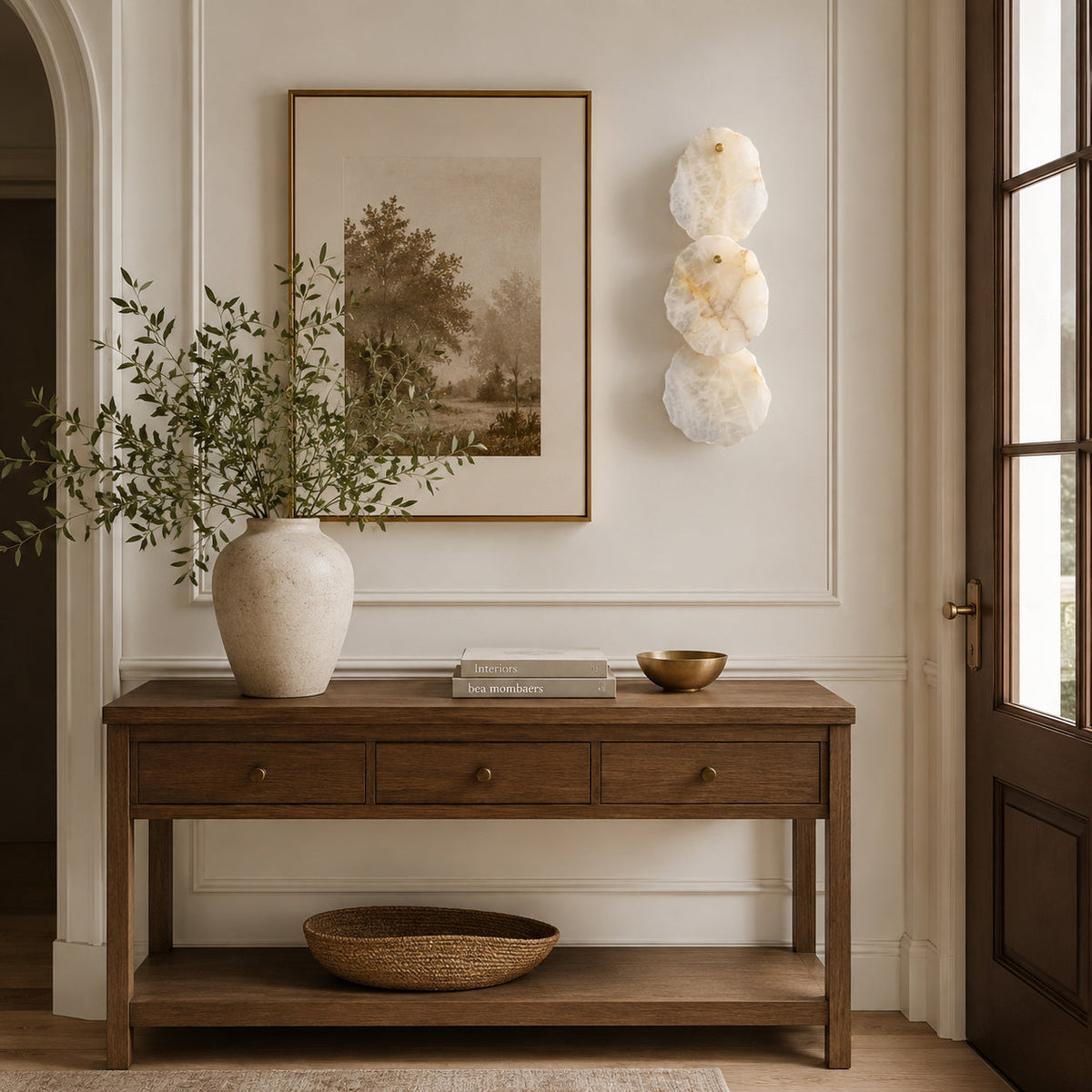 Kavala Alabaster Wall Sconce — product view 3