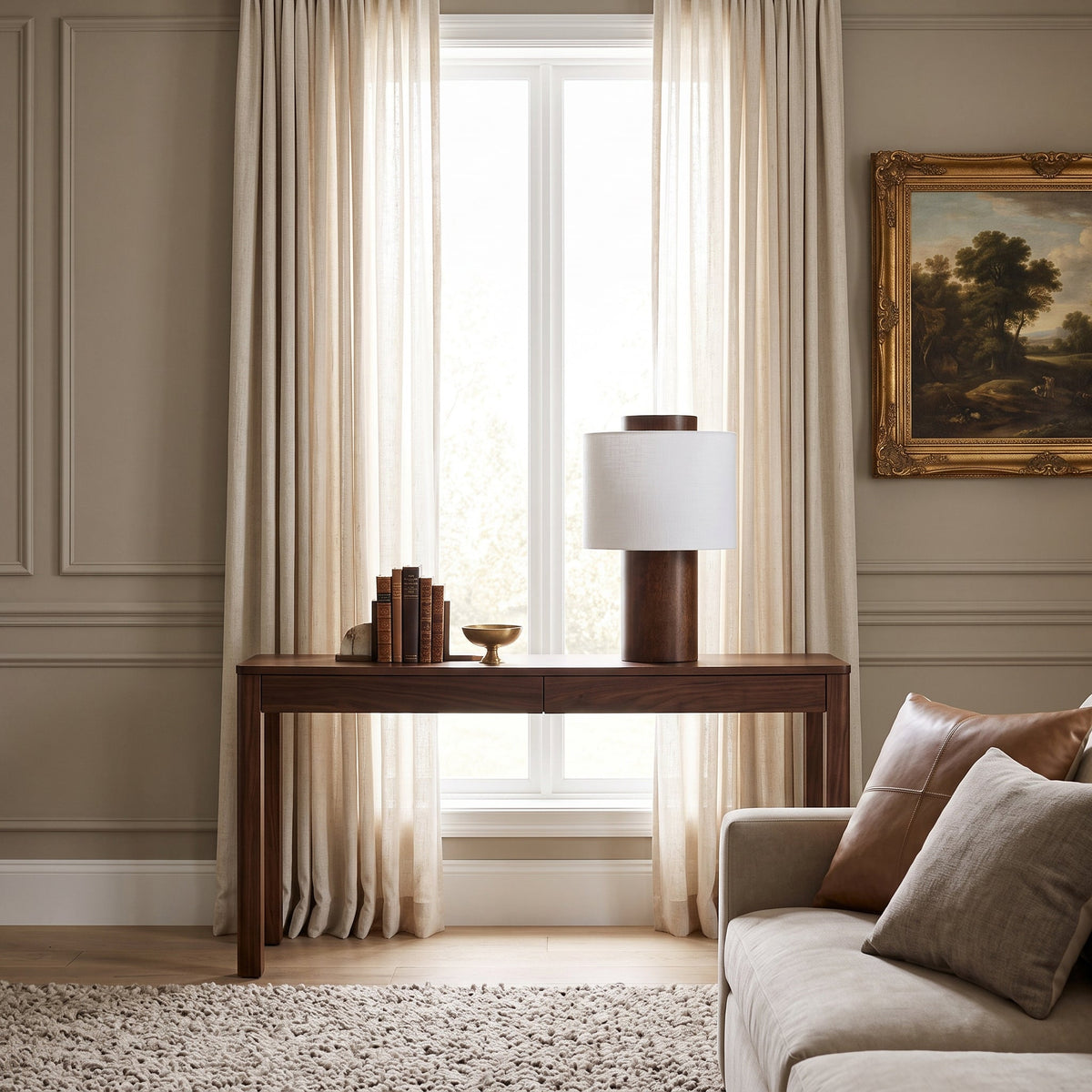 Oakes Wood Table Lamp — product view 7