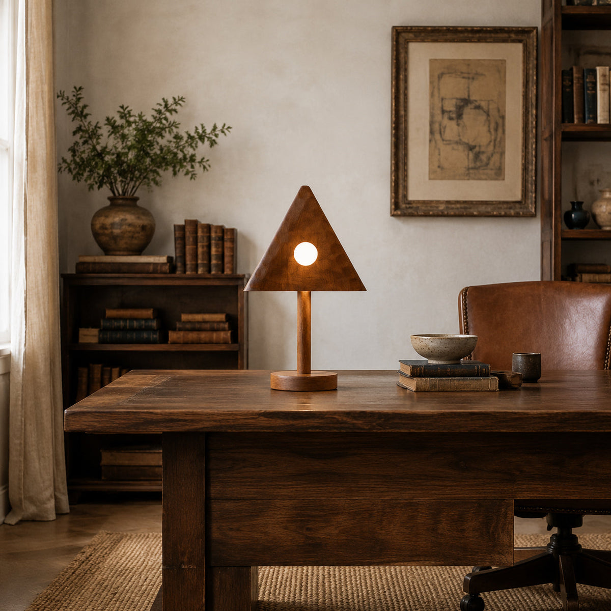 Forma Wood Table Lamp — product view 3