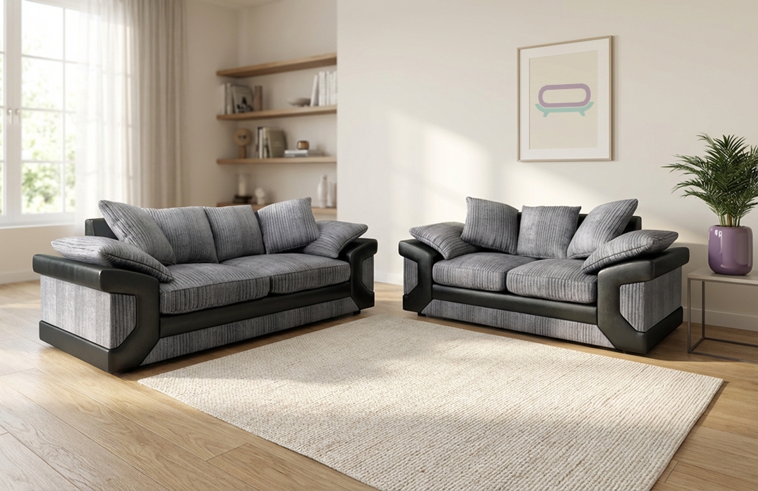 Dino 3 or 2 Seater Scatter Back Sofa — product view 3