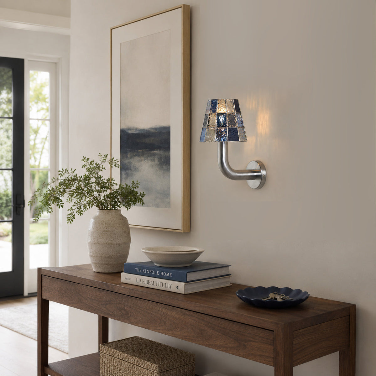 Division Mosaic Glass Wall Sconce — product view 7