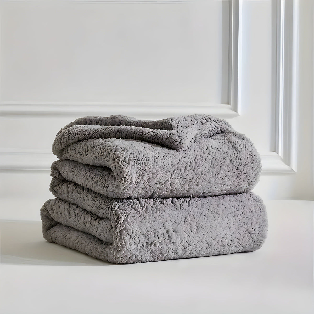 LoungeYard | DoubleCozy | Double-sided Sherpa fleece blanket — product view 1