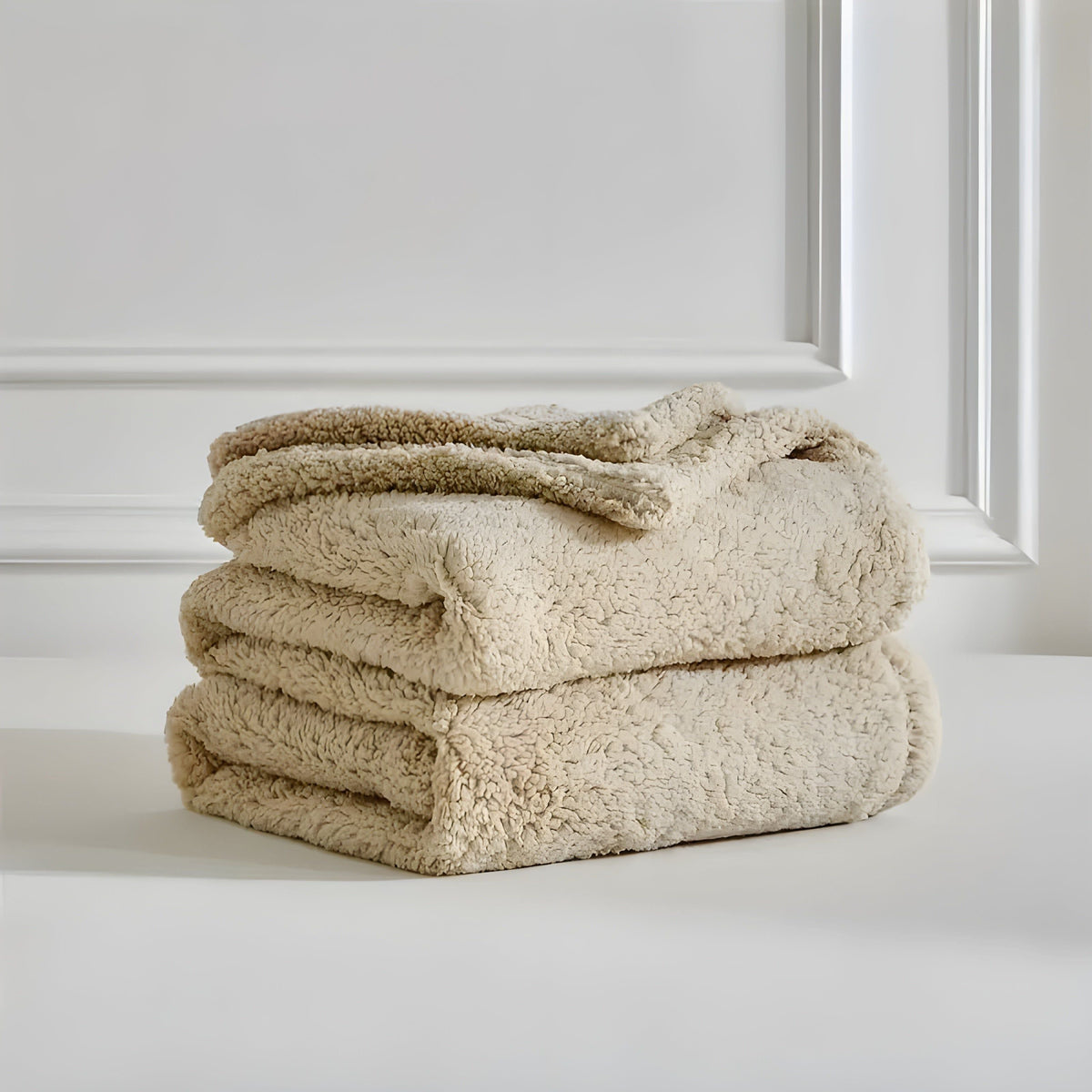 LoungeYard | DoubleCozy | Double-sided Sherpa fleece blanket — product view 2