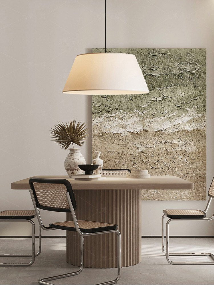 Dune Tapered Fabric Pendant Light — product view 3