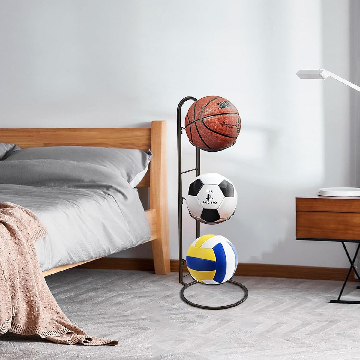LoungeYard | Storage Rack For Sports Balls — product view 3