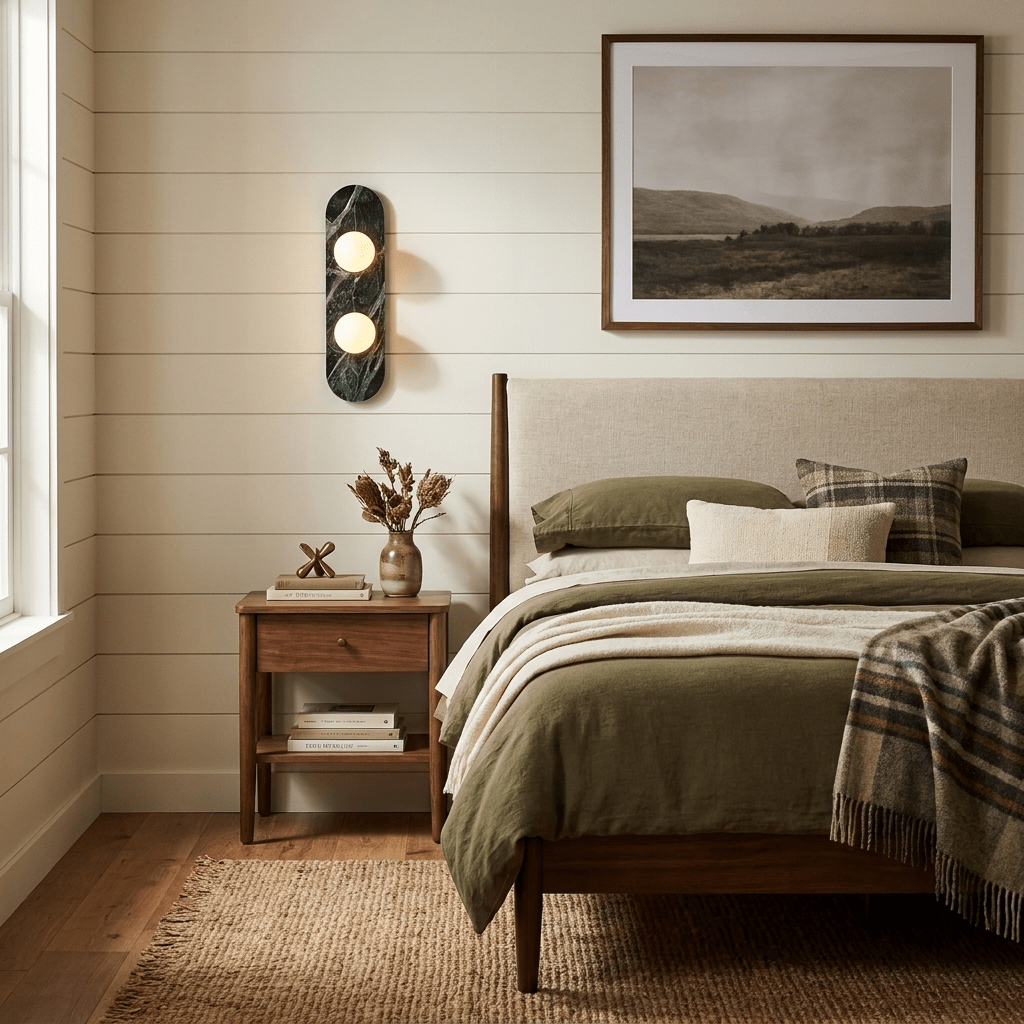 Elaria Stone Double Globe Wall Sconce — product view 4