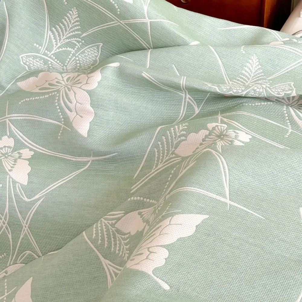 LoungeYard | Elowen Butterfly Cotton Gauze Blanket — product view 2