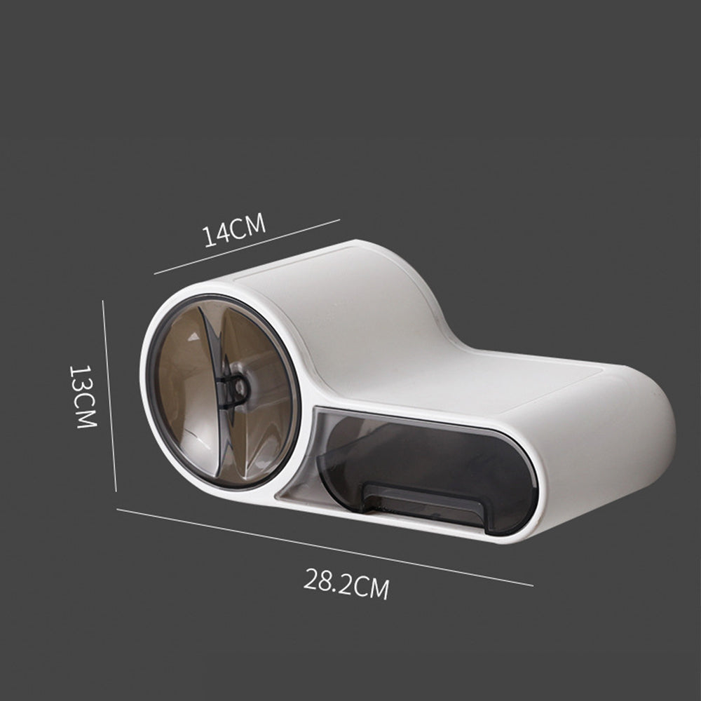 LoungeYard | DryHold Self-Adhesive Toilet Paper Holder – Waterproof Wall Solution with Extra Storage Space — product view 5