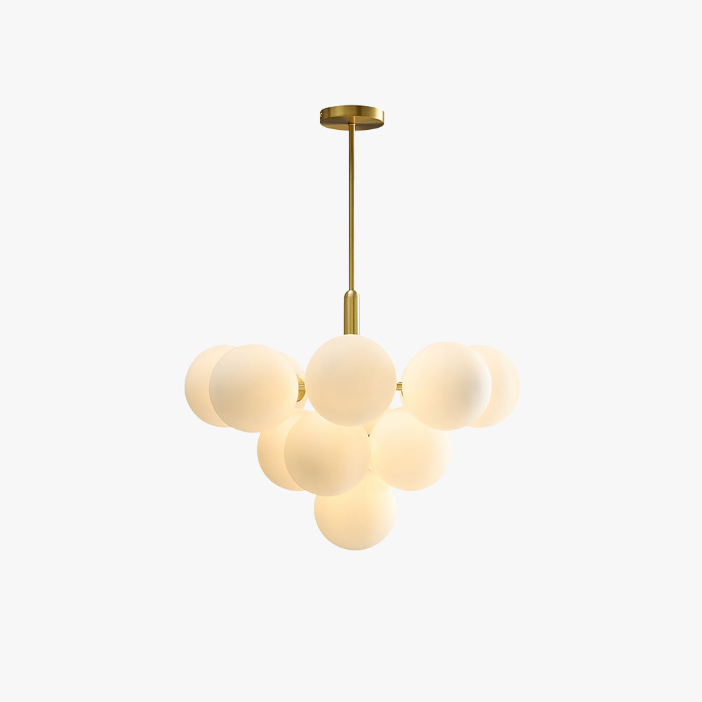 Valentina Nordic LED Chandelier Metal Glass Living Room/Bedroom — product view 3