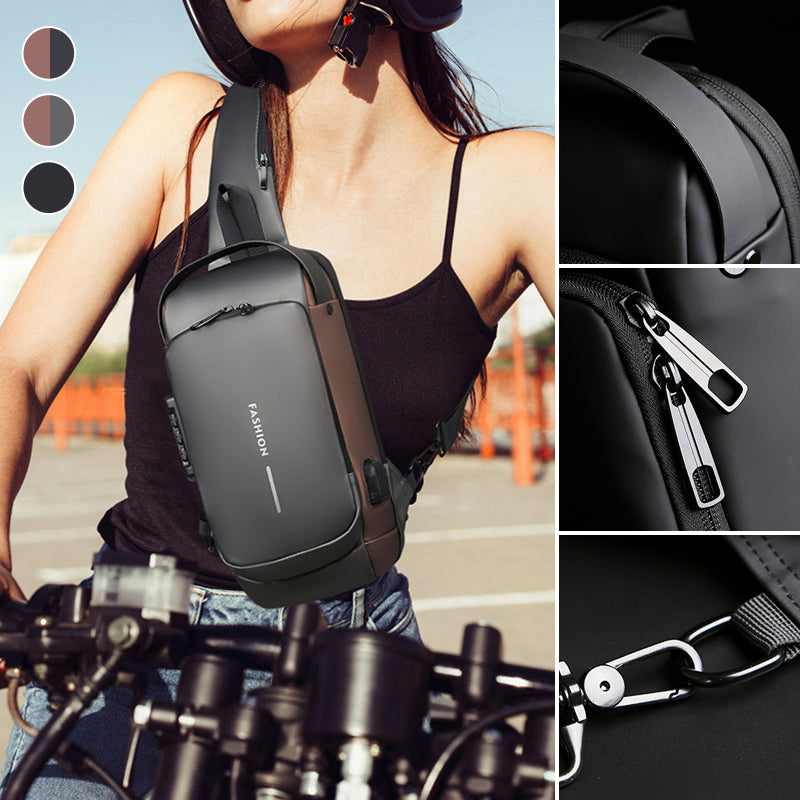 LoungeYard | Theft-proof shoulder bag with USB charging port — product view 6