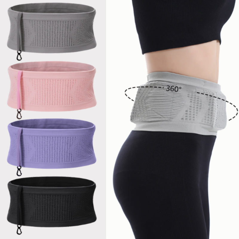 LoungeYard | Multifunctional, breathable, concealed hip bag made of knit — product view 4