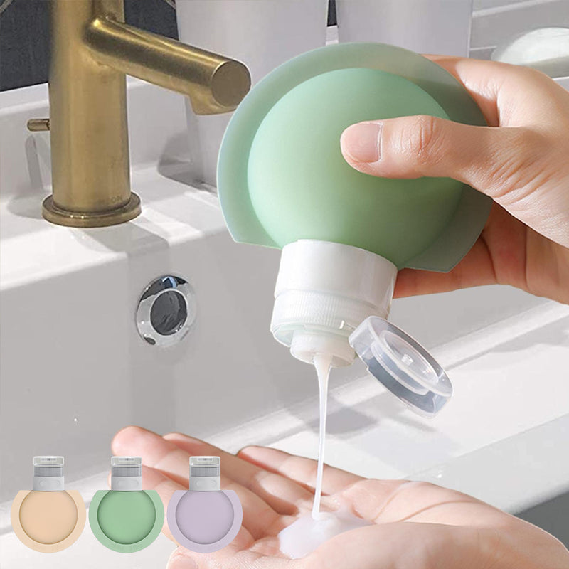 LoungeYard | Portable travel bottle made of silicone with large diameter — product view 2