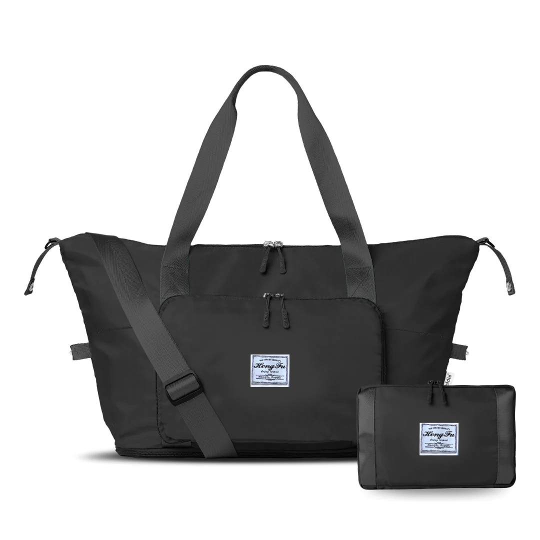 LoungeYard | LuxeVoyage Elite Travel Tote | Stylish foldable luggage for effortless travel — product view 3