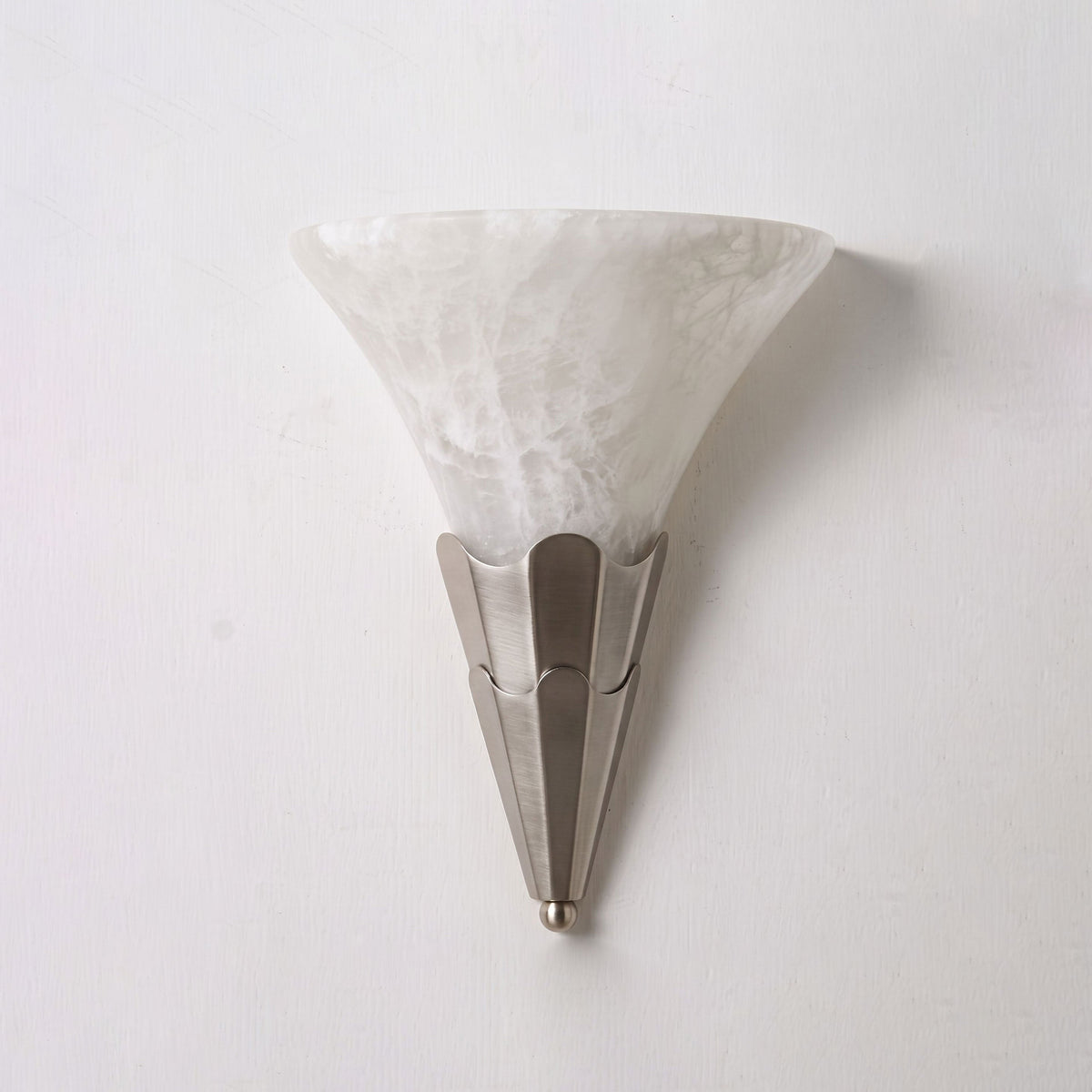 Fanlight Alabaster Wall Sconce — product view 5