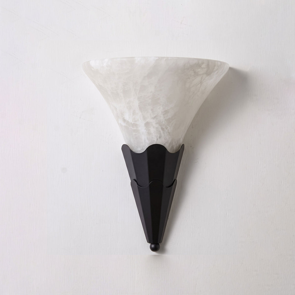 Fanlight Alabaster Wall Sconce — product view 6