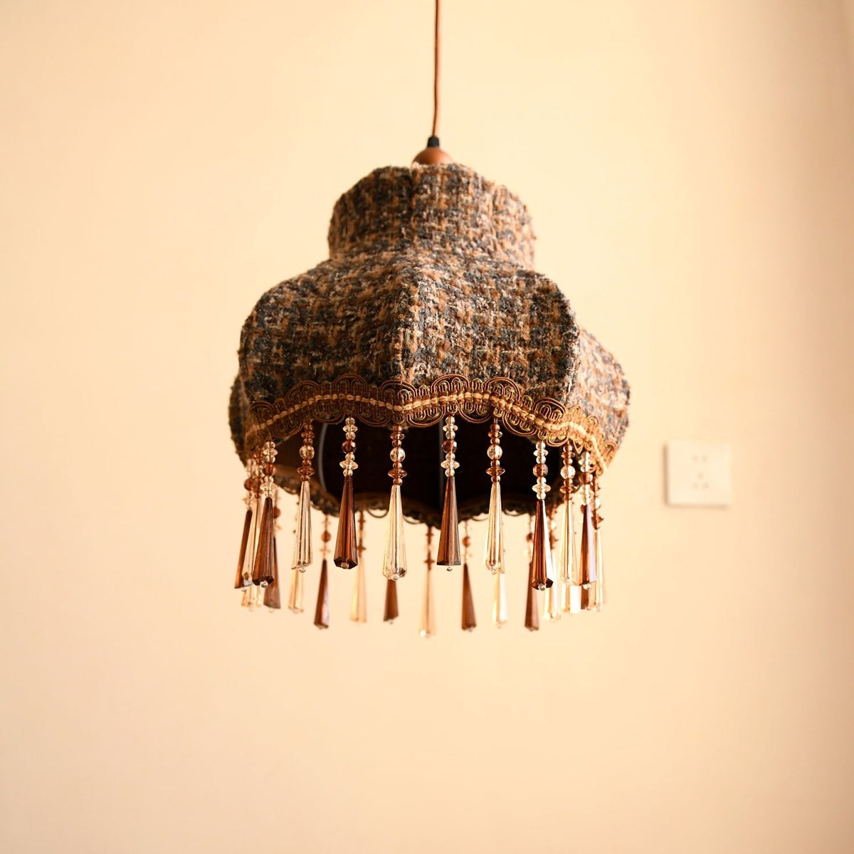 Fenwick Tweed Tassel Pendant Light — product view 3