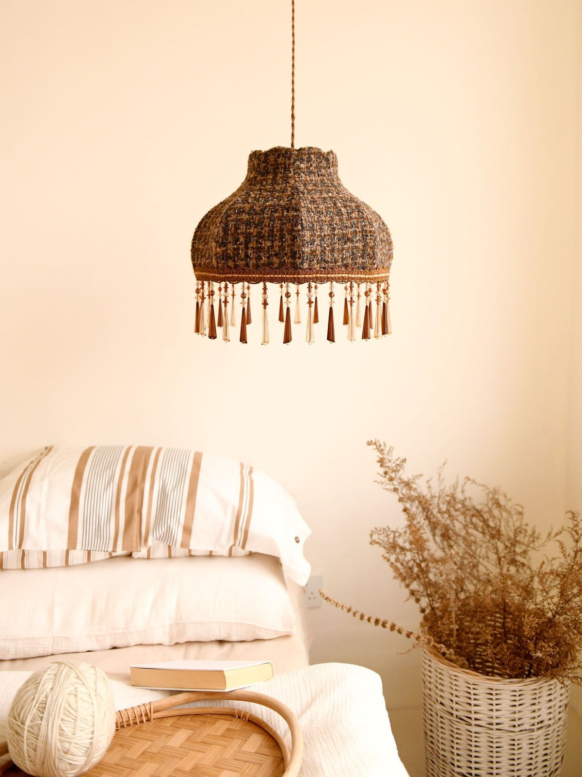 Fenwick Tweed Tassel Pendant Light — product view 5