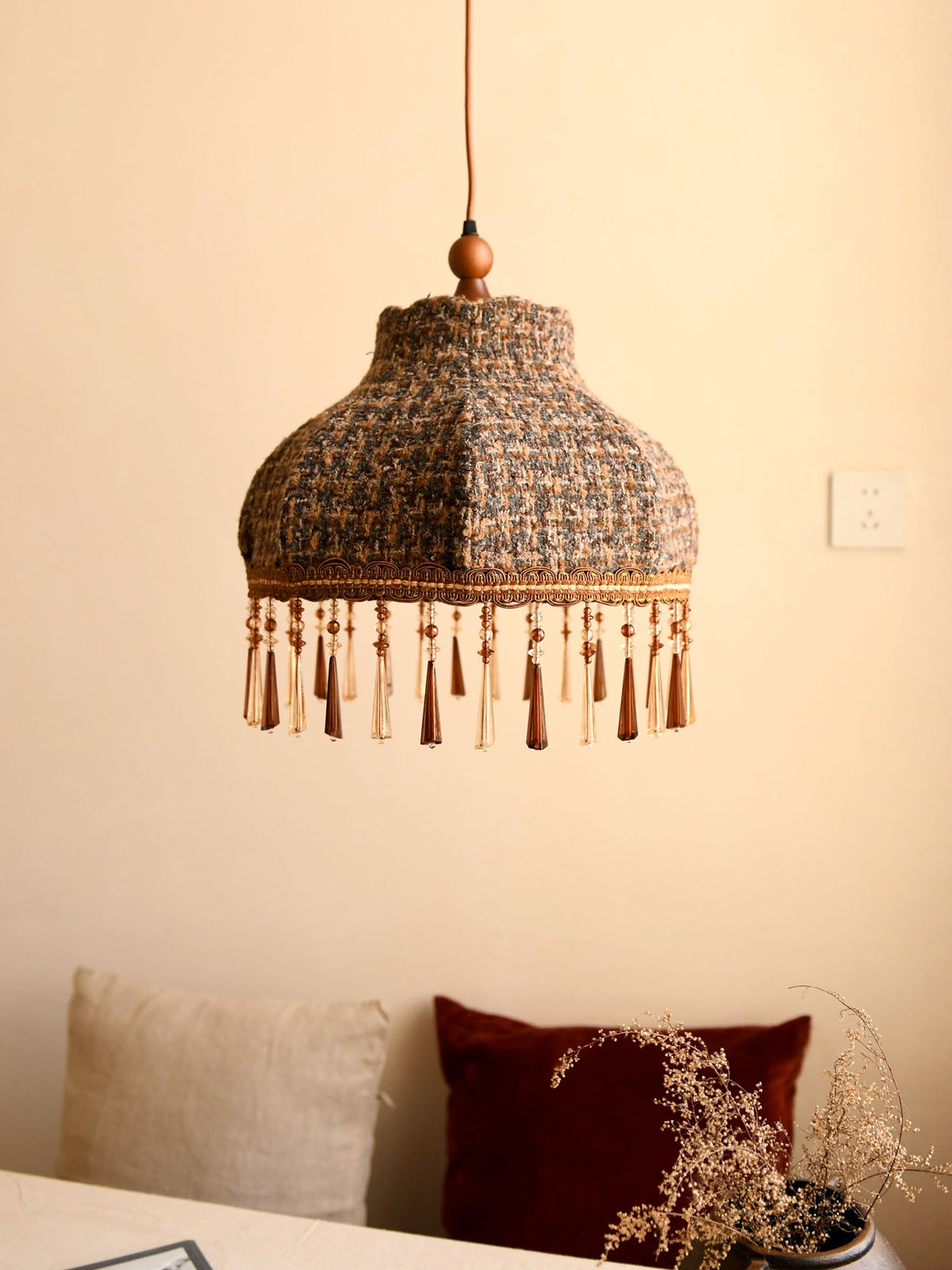 Fenwick Tweed Tassel Pendant Light — product view 6
