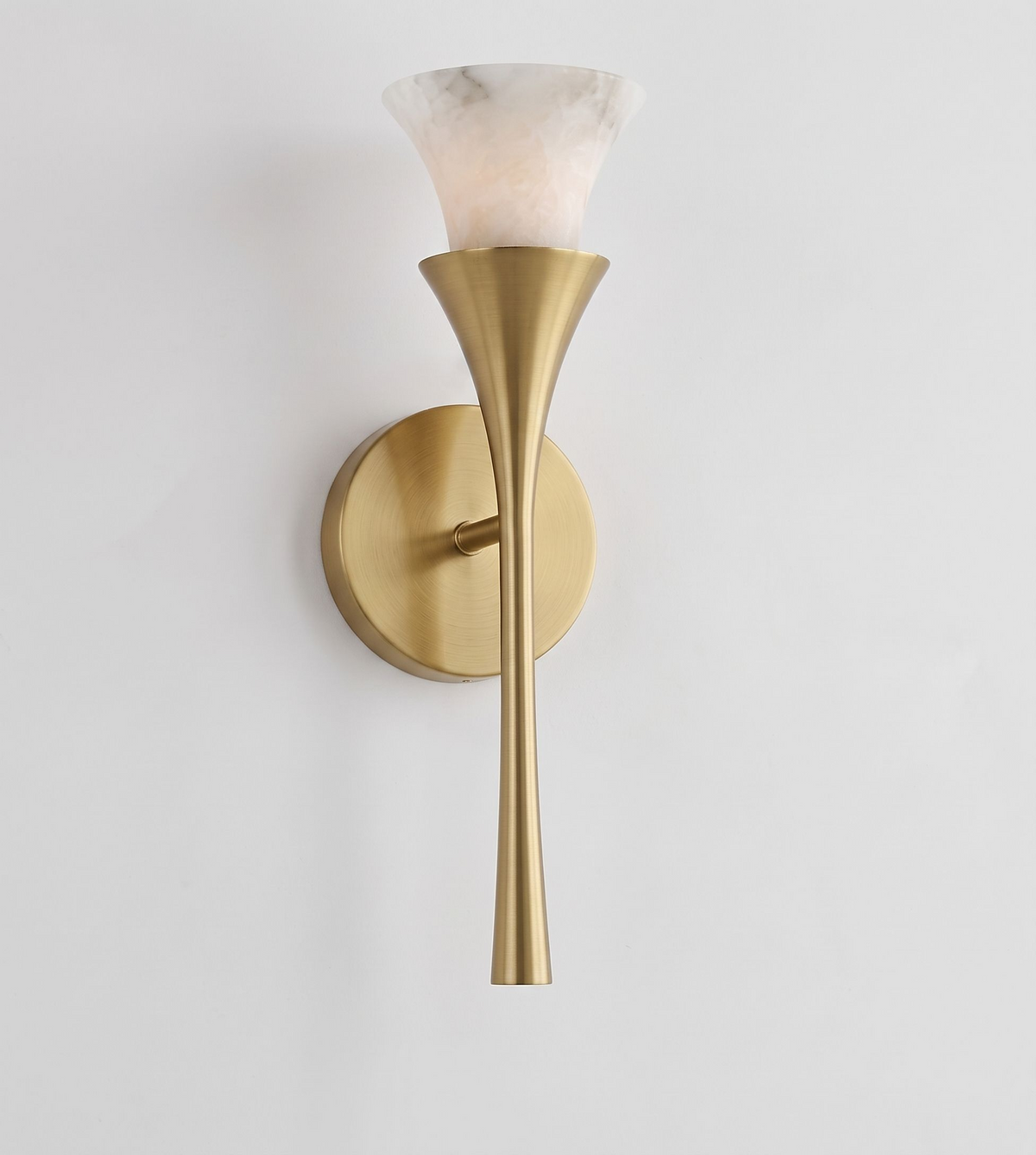 Flare Alabaster Wall Sconce — product view 7