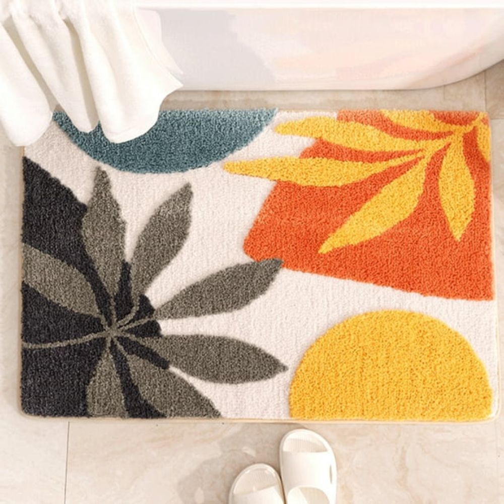 LoungeYard | Floral Non-Slip Bathmat — product view 7