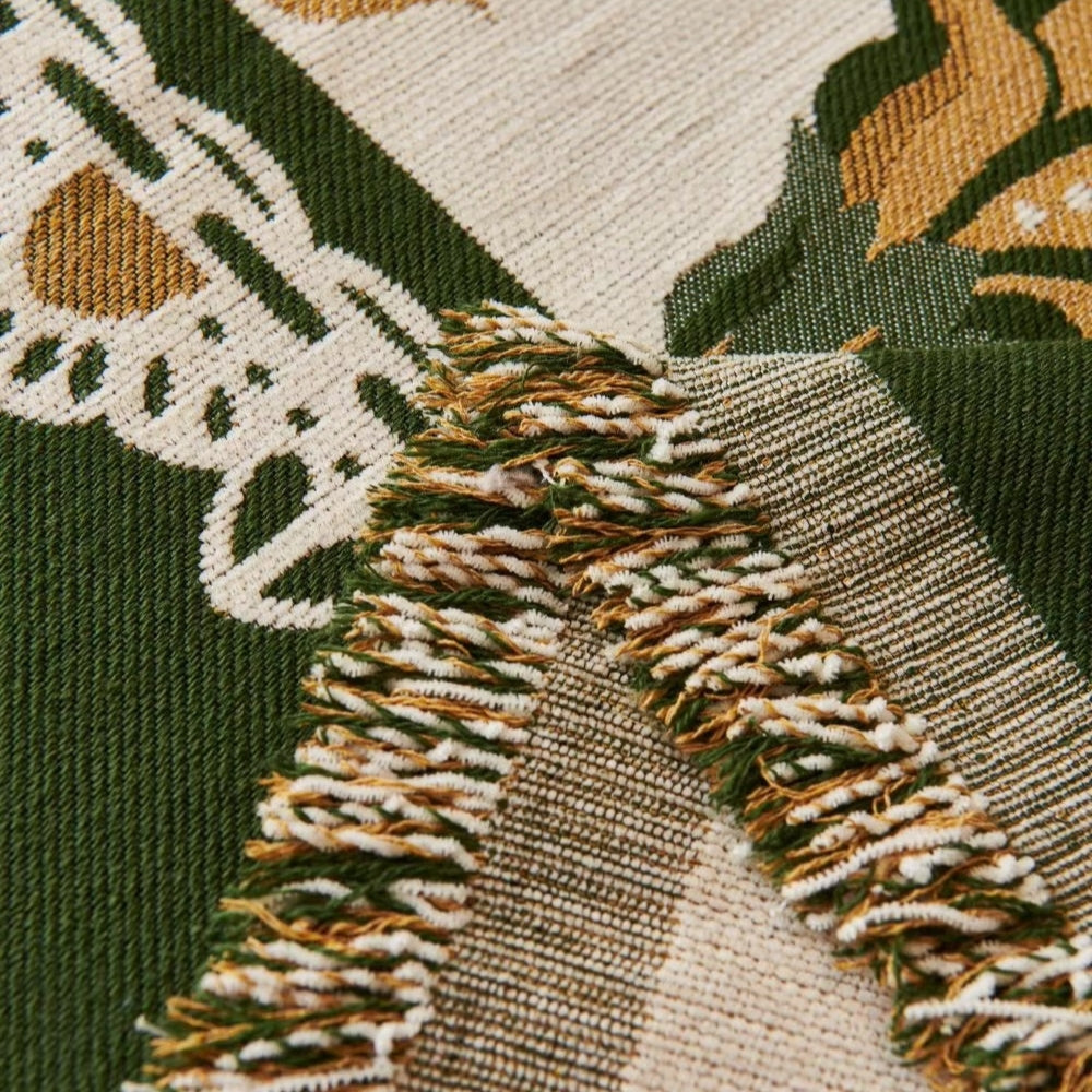 LoungeYard | Floravell Vintage Chenille Sofa Cover — product view 3