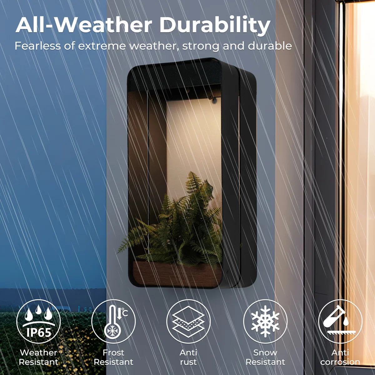 LOUNGE YARD Flowerpot Solar Powered Integrated LED Outdoor Hanging Light — product view 7