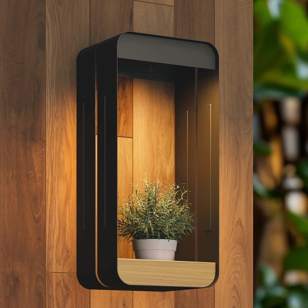 LOUNGE YARD Flowerpot Solar Powered Integrated LED Outdoor Hanging Light — product view 1